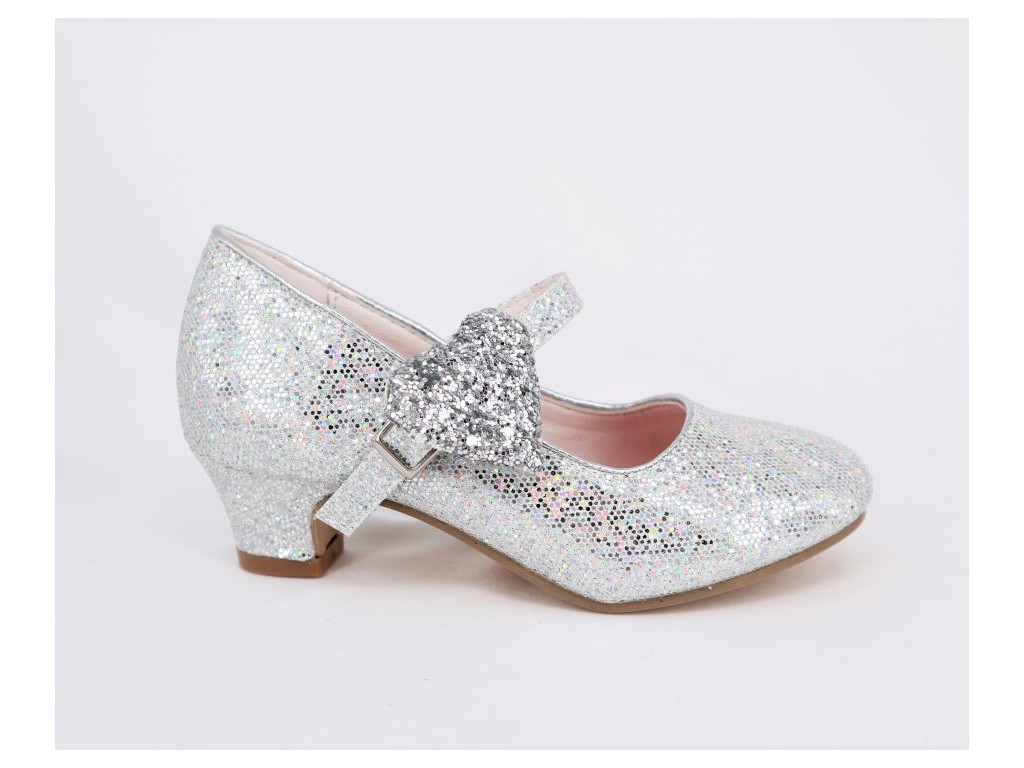 Zapatos de flamenco para niñas con glitter de Bubble Kids 1169.