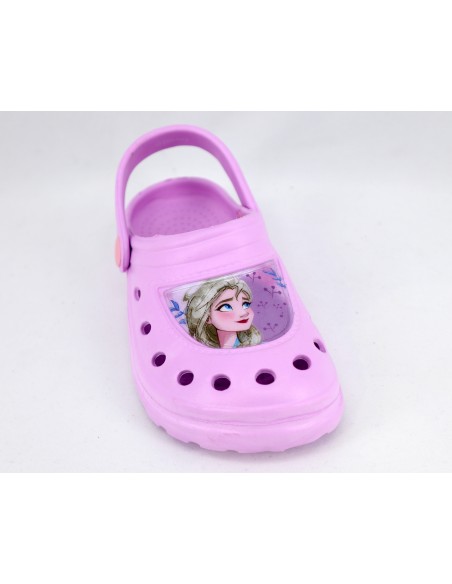 ZUECO ESTILO CROCS FROZEN PARA PLAYA O PISCINA