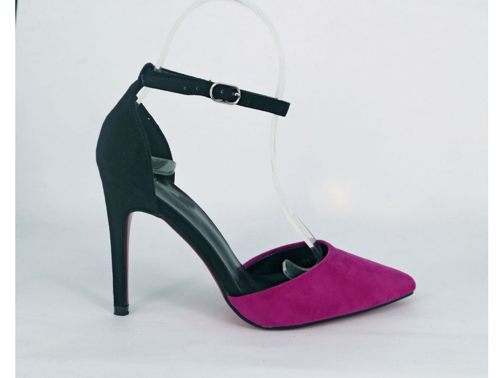 STILETTO CON PULSERA AL TOBILLO TAC N 10 CM APROX. Talla 35 Color