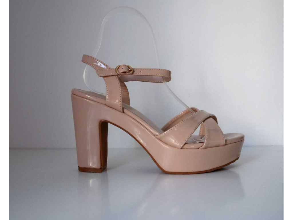 Sandalias nude fiesta clearance
