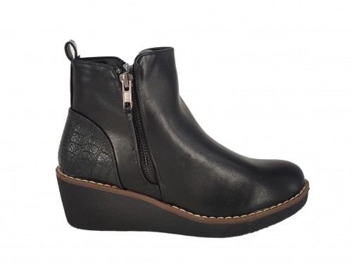 BOTIN DE POLIPIEL CON CUÑA DE 5 CM. 2