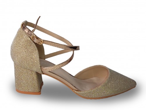 STILETTO PARA FIESTA. TACÓN CUADRADO BAJO. 2