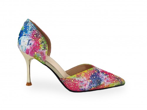 STILETTO PARA FIESTA MULTICOLOR Y BRILLO. 2