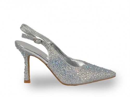 STILETTO DE FIESTA DESTALONADO CON CRISTALES. 2
