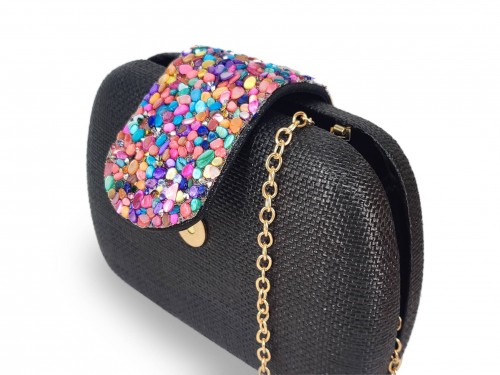 CLUTCH EFECTO TELA SACO 2