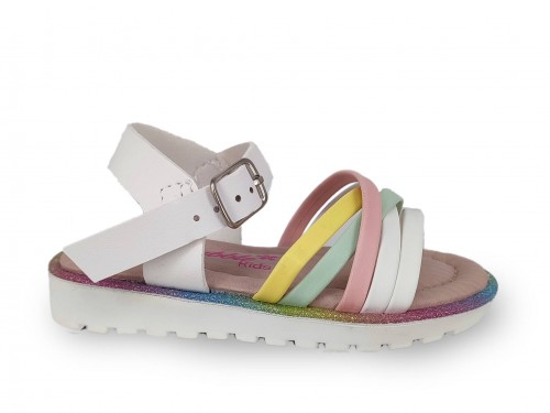 SANDALIA NIÑA CON TIRAS DE COLORES 2