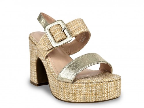 SANDALIA VESTIR CASUAL CON PLATAFORMA.