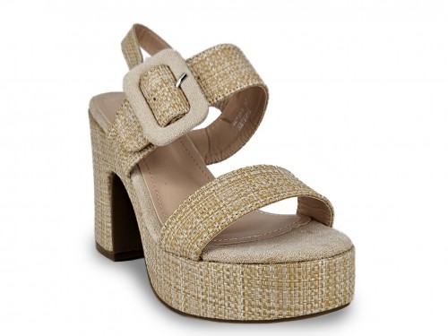 SANDALIA VESTIR CASUAL CON PLATAFORMA.