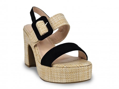 SANDALIA VESTIR CASUAL CON PLATAFORMA.