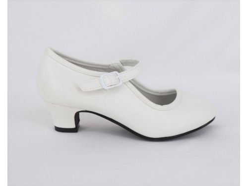 ZAPATO FLAMENCA Talla 30 Color BLANCO