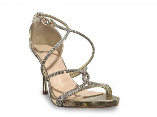 SANDALIA FIESTA CON STRASS.