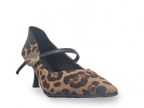 STILETTO TACÓN BAJO. ZAPÀTO SALÓN.