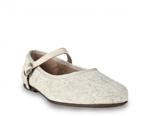 MERCEDITAS NIÑA TELA TIPO YUTE.