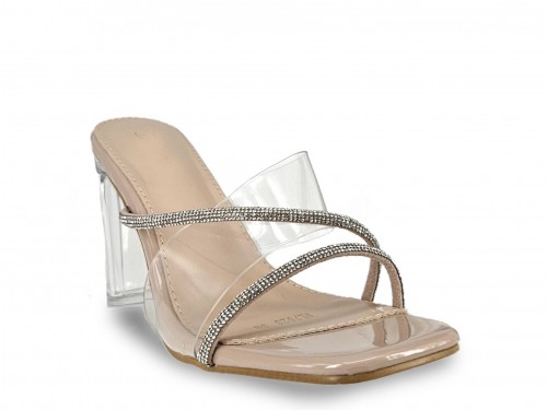 ZUECO TACÓN TRANSPARENTE.