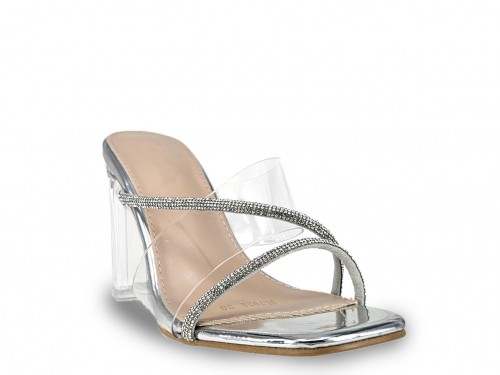 ZUECO TACÓN TRANSPARENTE.