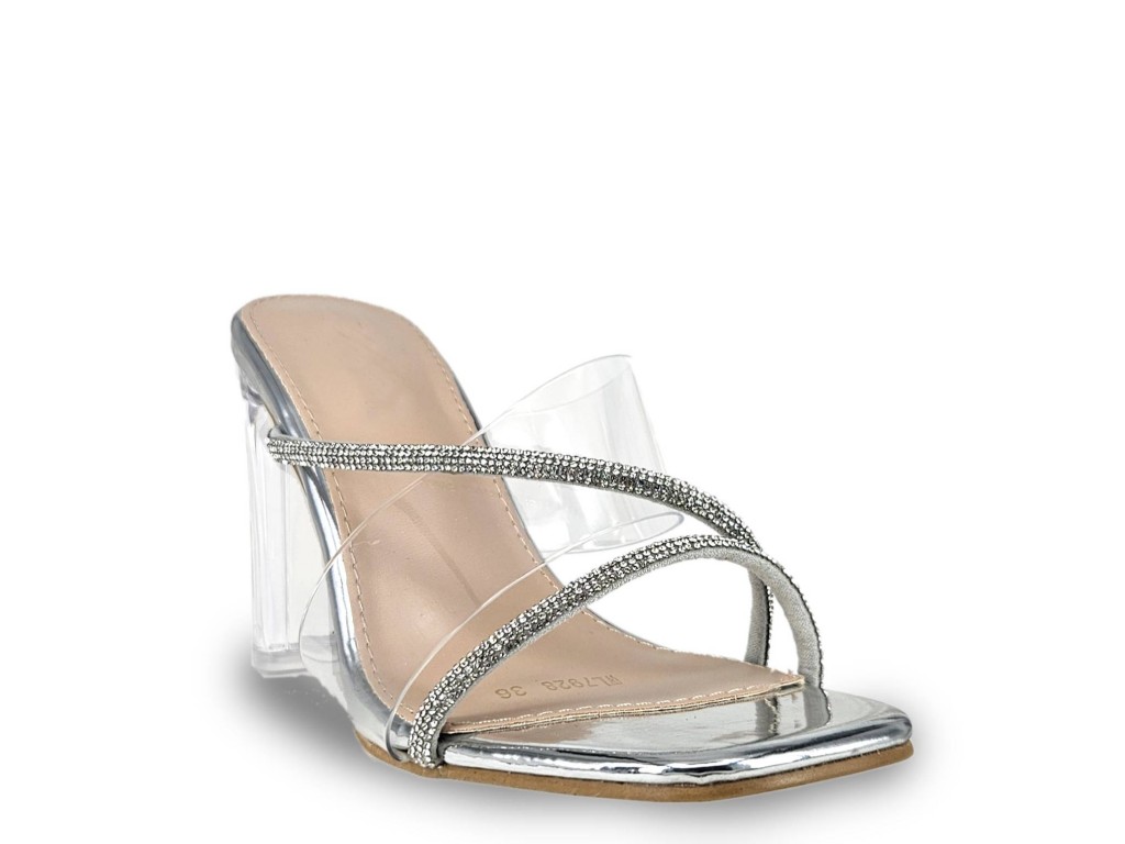 ZUECO TACÓN TRANSPARENTE. ZUECO TACÓN TRANSPARENTE.