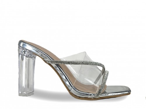 ZUECO TACÓN TRANSPARENTE. 2