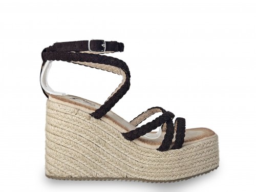 SANDALIA CUÑA DE ESPARTO. 2