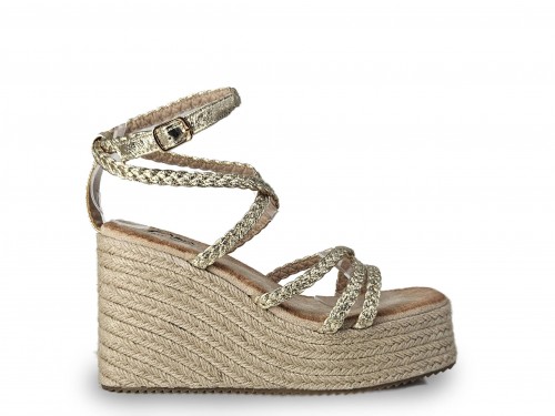 SANDALIA CUÑA DE ESPARTO. 2